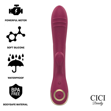 Vibratore Rabbit Premium con Stimolazione G e Clitoride, 10 Modalità